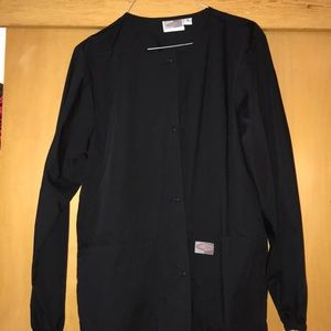 Black scrub jacket
